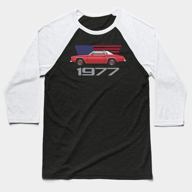 red 77 Baseball T-Shirt by JRCustoms44